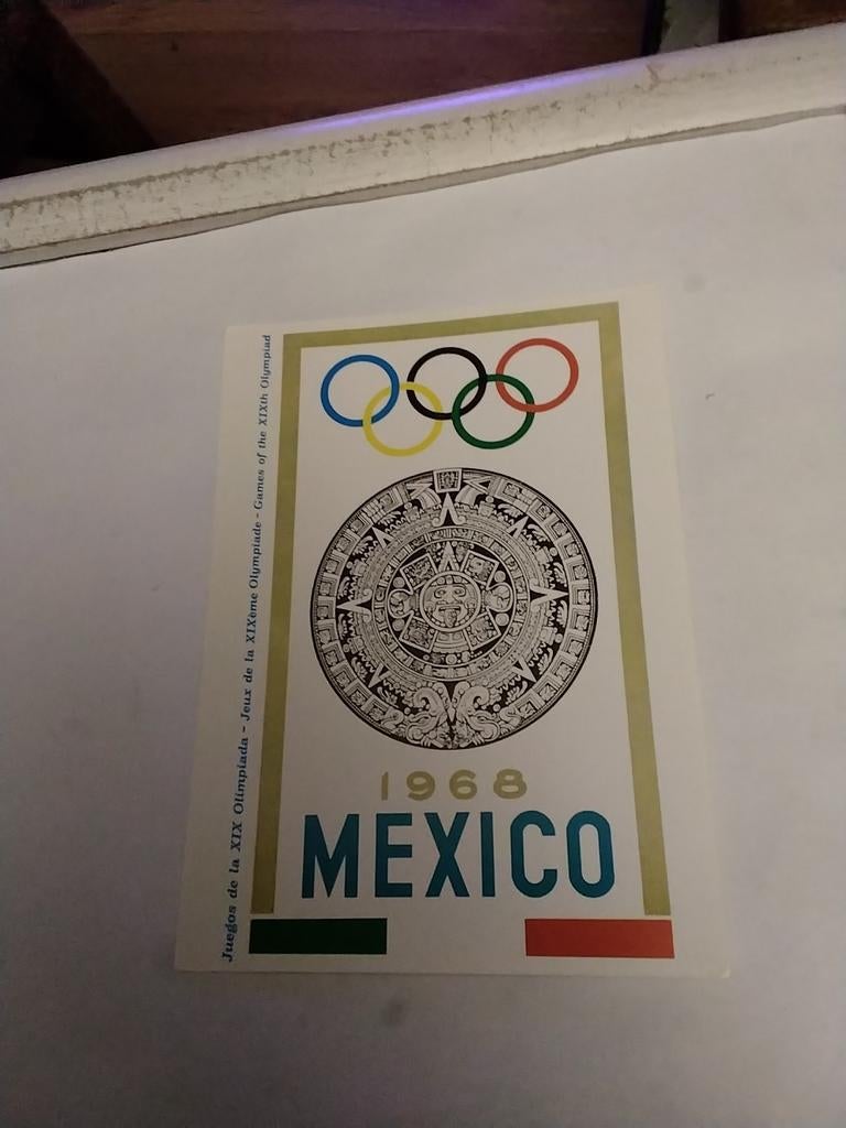 OLYMPISCHE SPELEN. 1968 / ANSICHTKAART, Ophalen of Verzenden, 1960 tot 1980