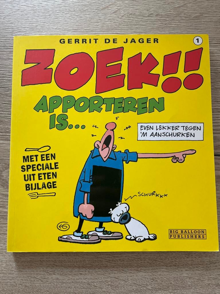 Zoek!! Apporteren is... - Gerrit de Jager (1998), Eén stripboek, Ophalen of Verzenden, Gelezen