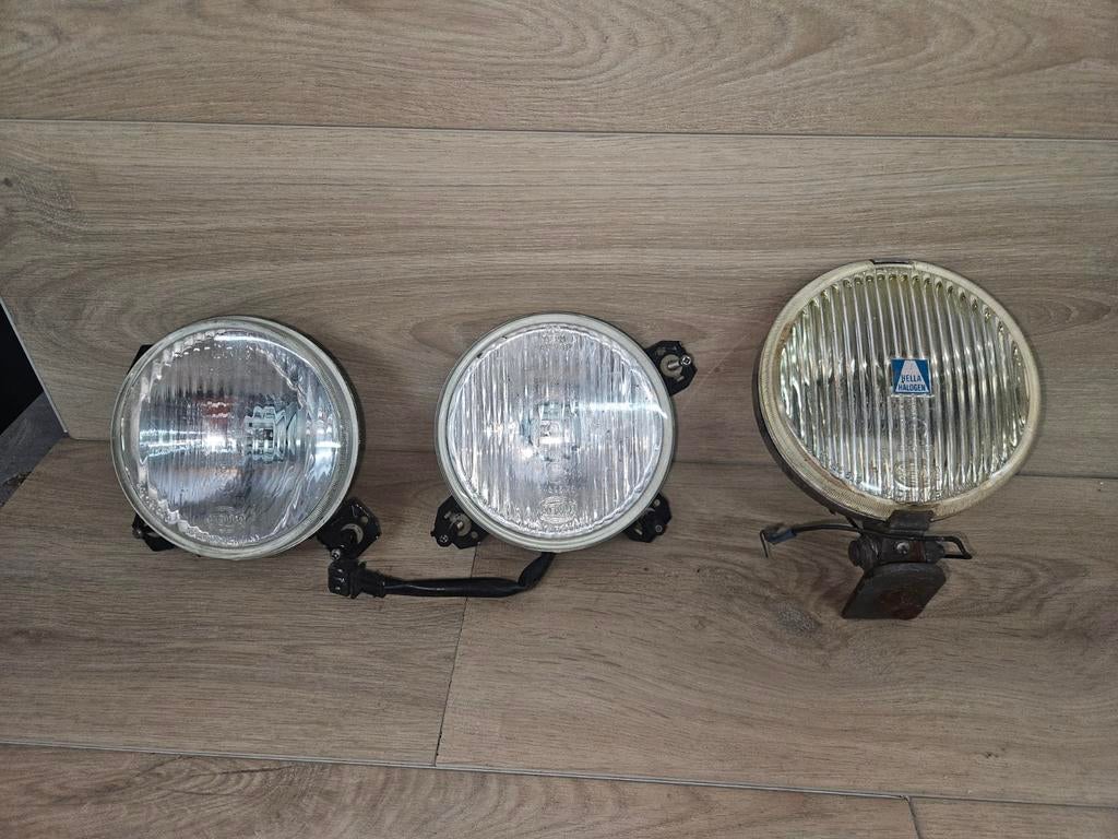 Hella verstralers lampen ver stralers 3  x oude, Auto-onderdelen, Verlichting, Ophalen of Verzenden
