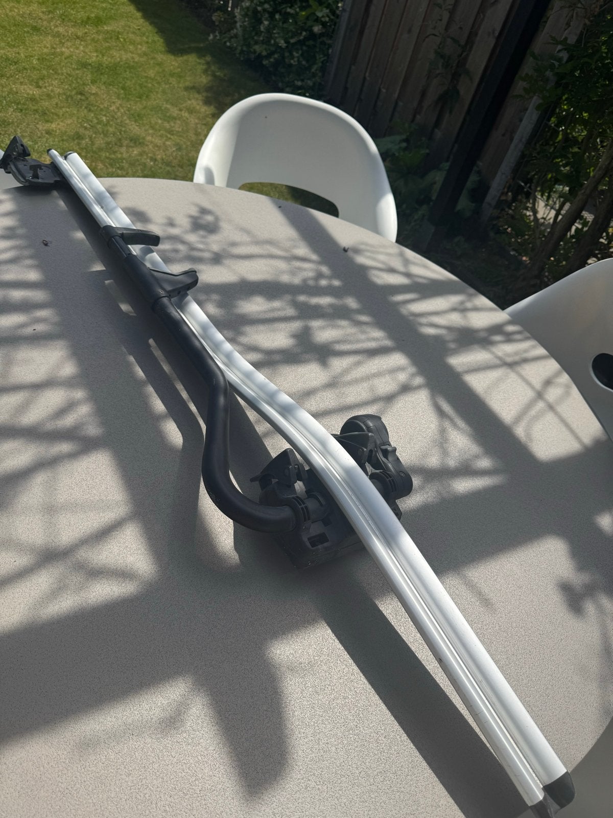 Thule ProRide 591 fietsendrager (wielhouders missen), Auto diversen, Fietsendragers, Ophalen, 1 fiets, Gebruikt, Dakdrager