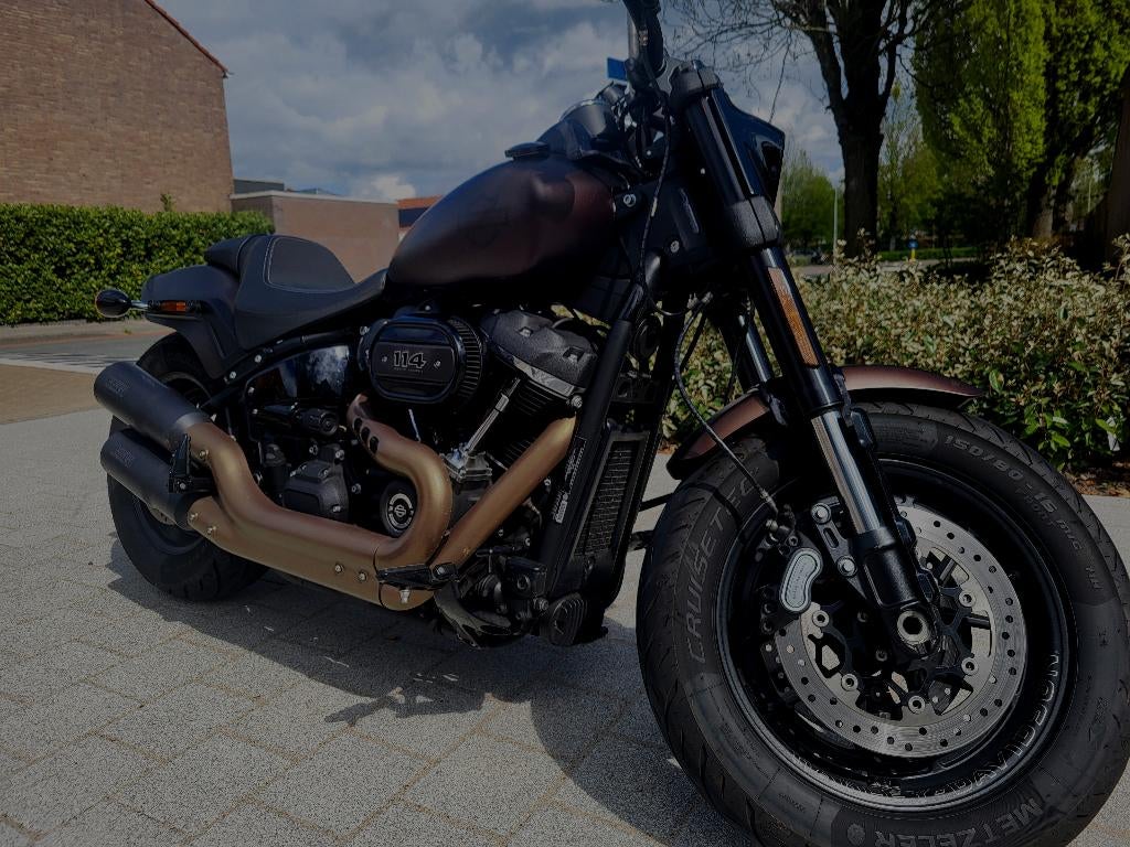 Harley-Davidson Fat Bob 114 FXFBS – zeer nette staat, Motoren, Motoren | Harley-Davidson, Motorrijbewijs A, Gebruikt, Particulier