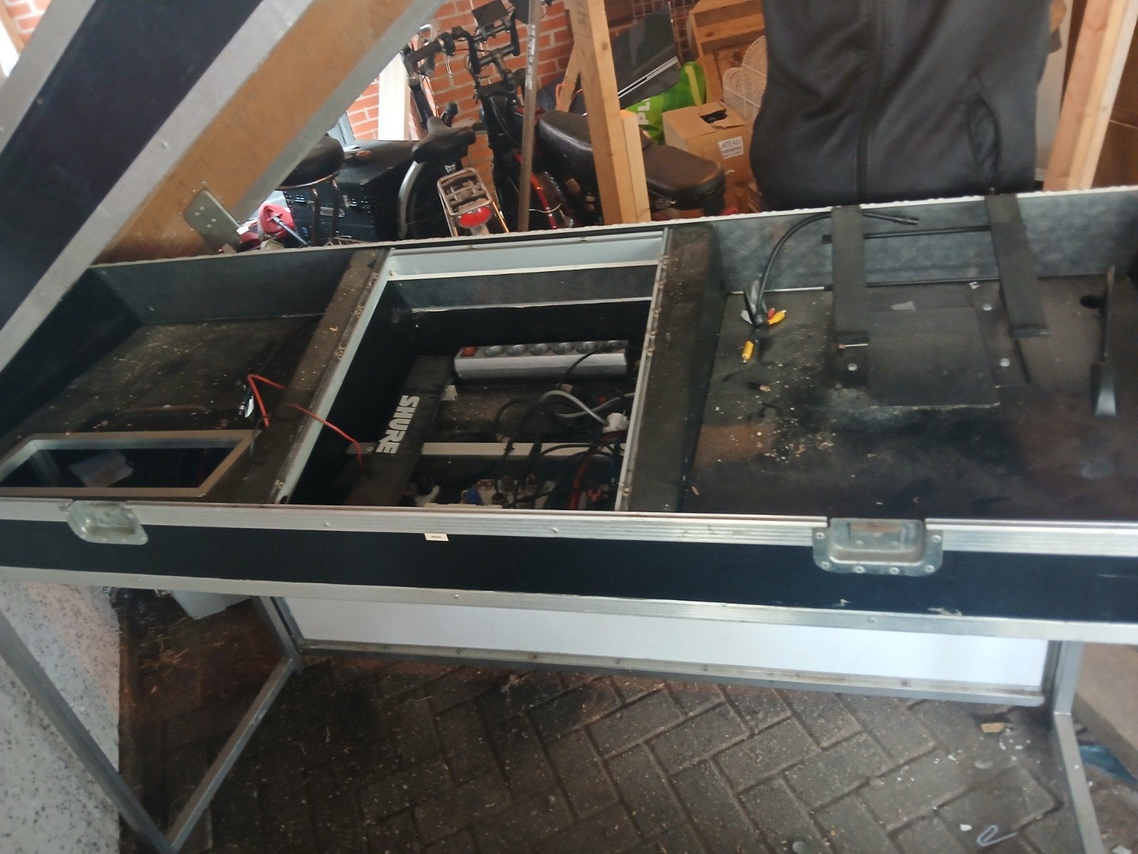 DJ-meubel / Flightcase voor DJ-set, Ophalen, Gebruikt, Dj-set