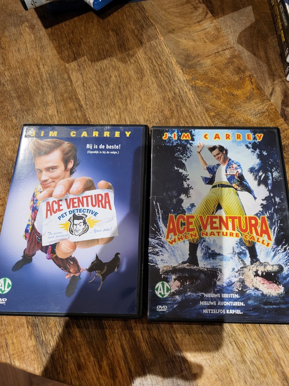 Ace Ventura: Pet Detective & When Nature Calls DVD Boxset, Nederlands, Ophalen of Verzenden, Vanaf 6 jaar, Inclusief doosje