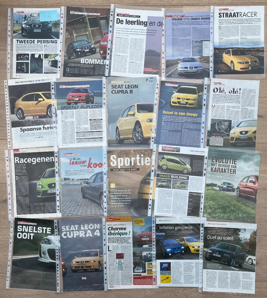 SEAT LEON CUPRA - SEAT LEON FR - ARTIKELS, Verzenden, Zo goed als nieuw, Overige merken