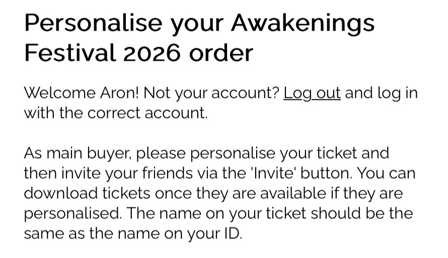 5 zaterdag tickets te koop voor Awakenings Festival 11 juli, Tickets en Kaartjes, Evenementen en Festivals, Drie personen of meer