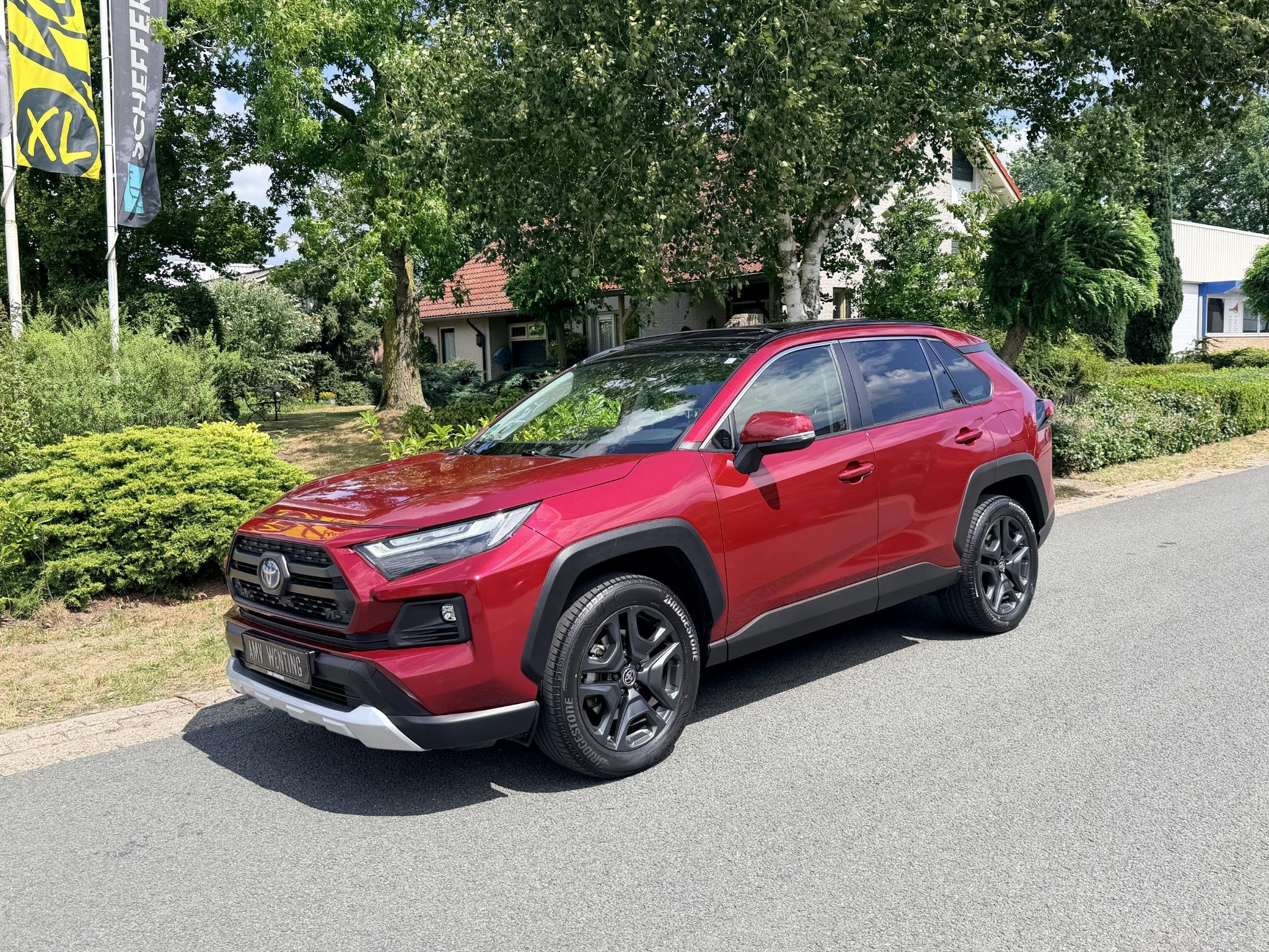 Toyota RAV4 2.5 Hybrid AWD 222PK ADVENTURE•Pano•Leder, Auto's, Toyota, Automaat, Gebruikt, Euro 6, 4 cilinders