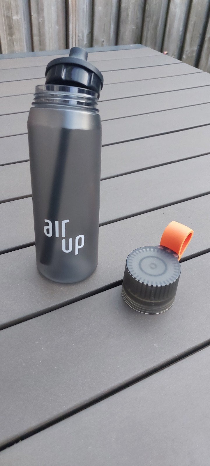 Air Up drinkfles - Grijs, Ophalen of Verzenden, Zo goed als nieuw