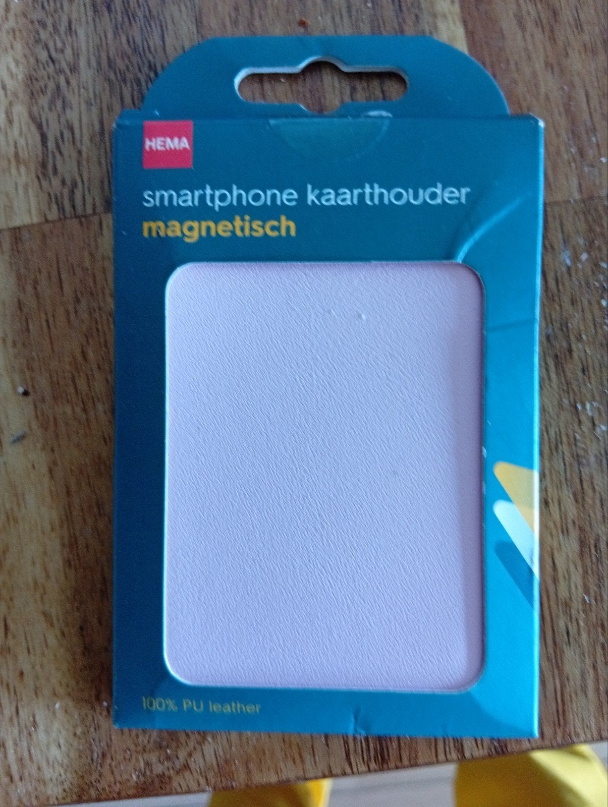 Nieuwe HEMA Magnetische Kaarthouder voor Smartphone - Roze, Verzenden, Nieuw, Bescherming