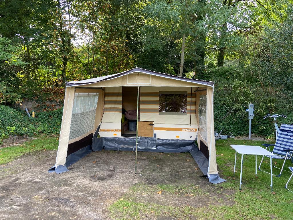 Paradiso vouwwagen type 325V, Caravans en Kamperen, Meerkleurig, Aanwezig, Tot en met 4, Ophalen