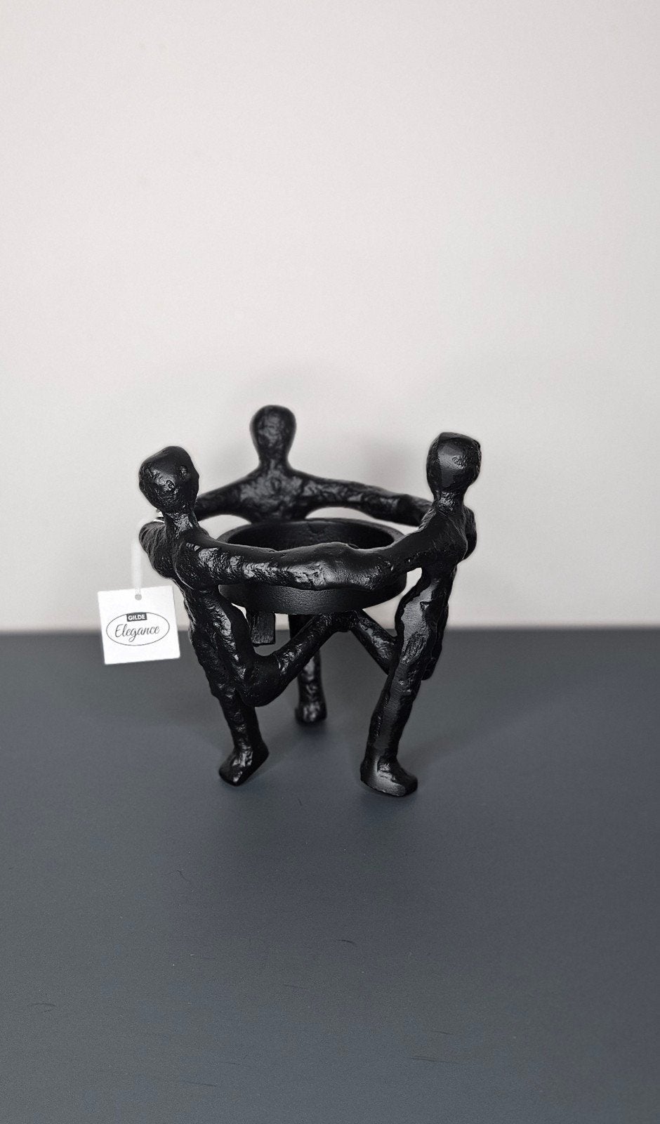 kaarsenhouder,  "samen" H.16.5cm, Overige materialen, Gilde Handwerk, Export@Gildehandwerk.com, Overige typen