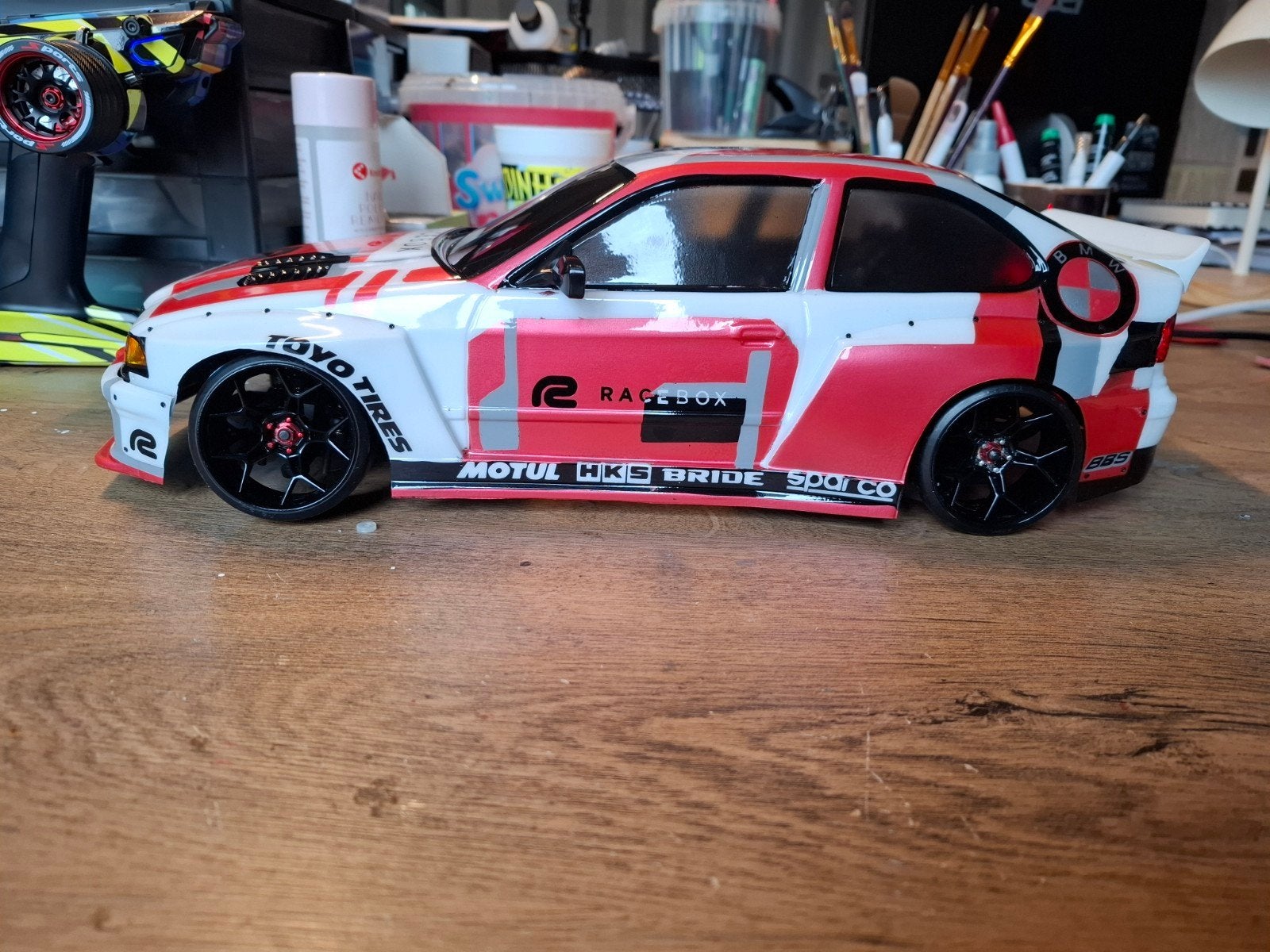 bmw e36 compact airbrush NIEUW, Ophalen of Verzenden, Nieuw, Auto onroad