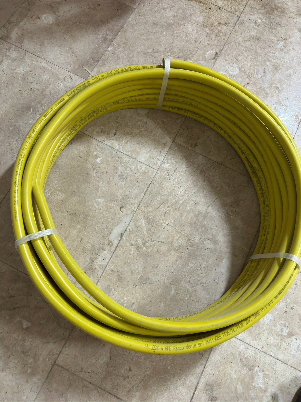 Kiwa gas leiding 20 mm 25 meter, Overige materialen, 6 meter of meer, Overige typen, Zo goed als nieuw