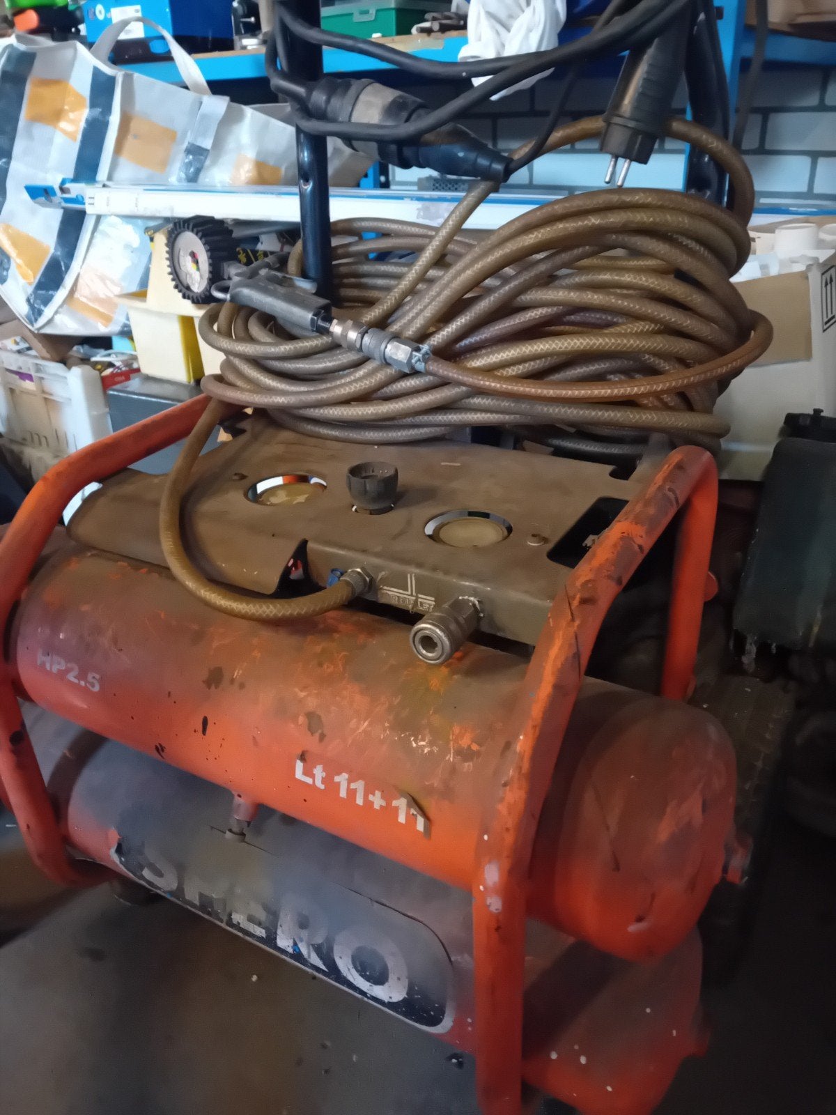 Spero Compressor - Gebruikt maar in prima staat, Gebruikt, 6 tot 10 bar, Ophalen of Verzenden, 25 tot 100 liter