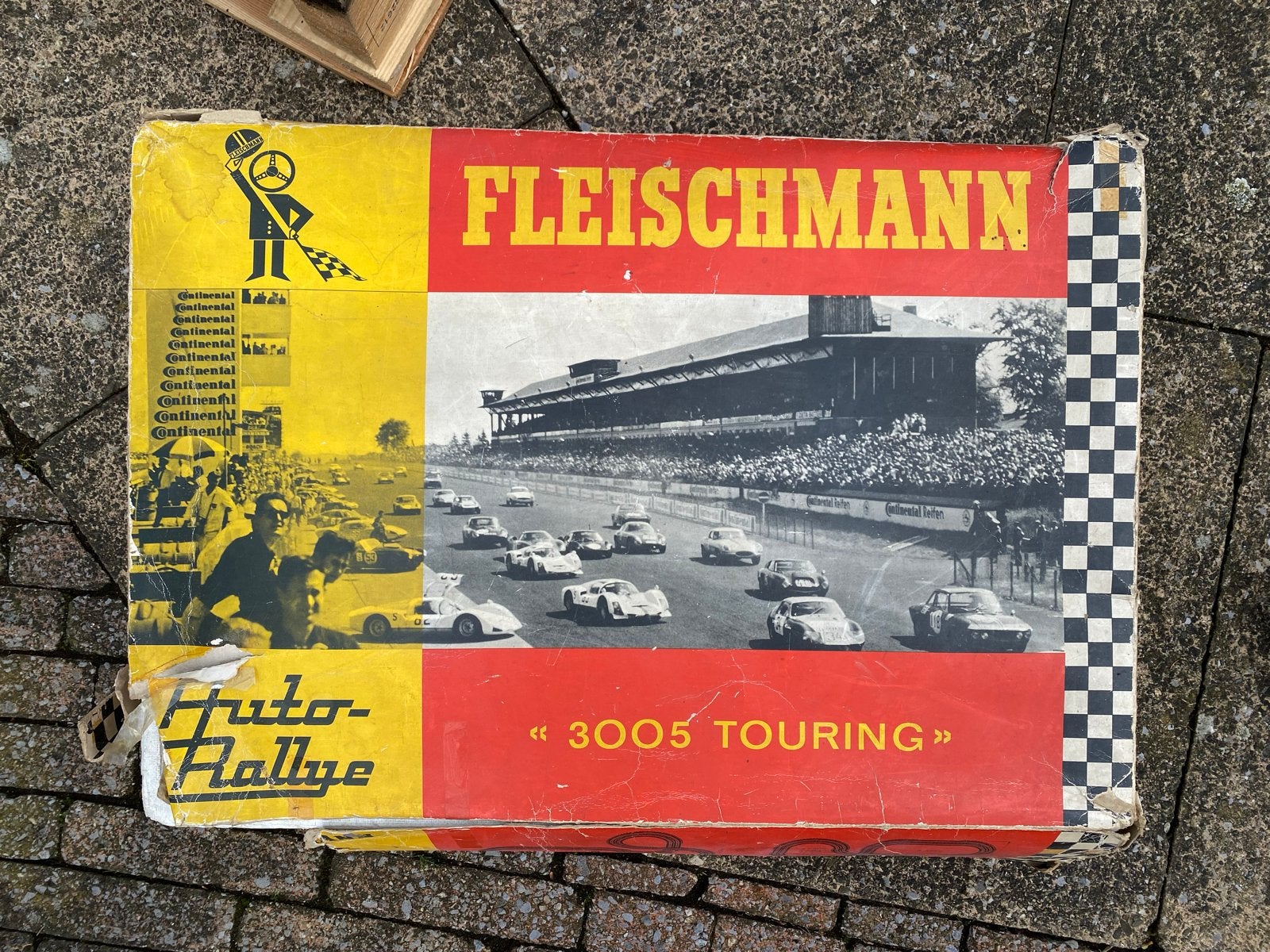 Fleischmann Auto-Rallye 3005 Touring Racebaan Vintage, Ophalen, Fleischmann, Elektrisch, Racebaan