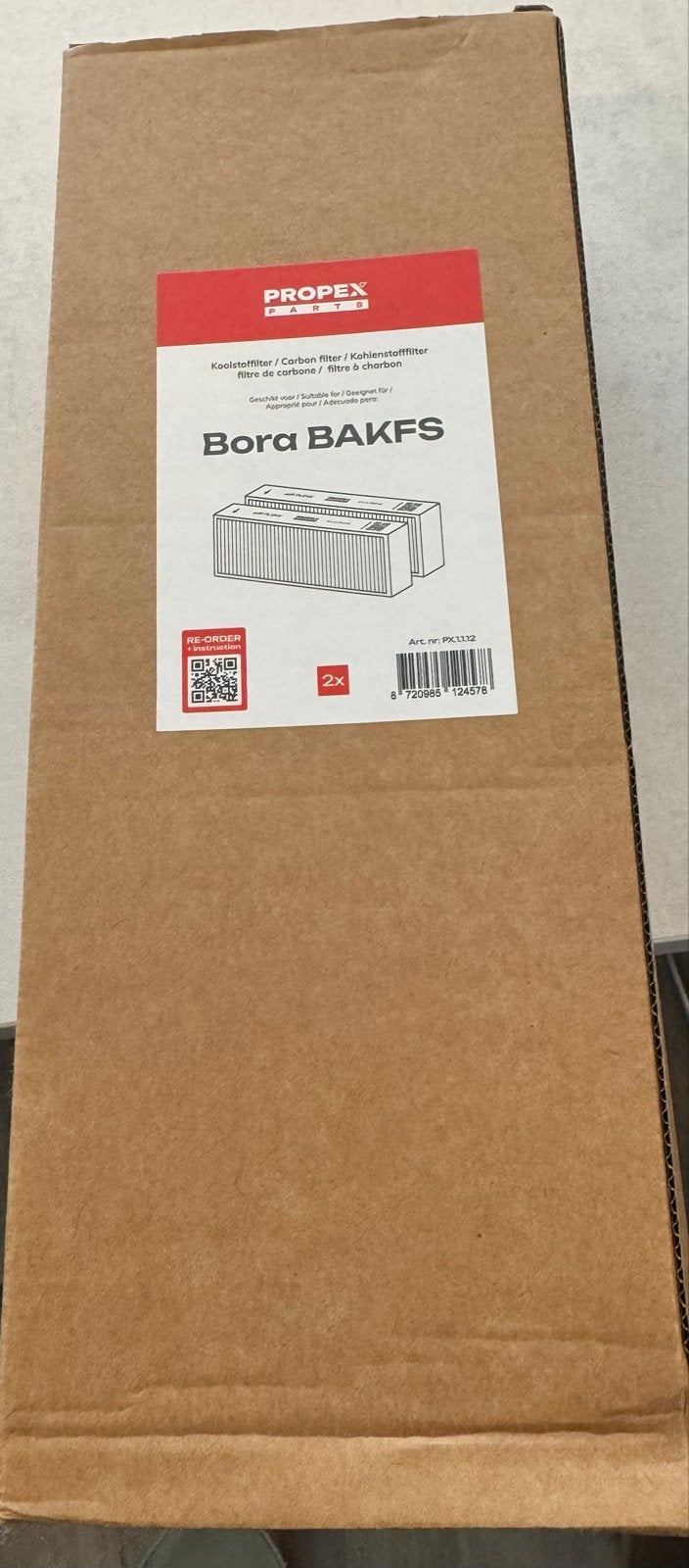 BORA koolstoffilters voor BORA Basic/GP4/BIU, Ophalen, Nieuw