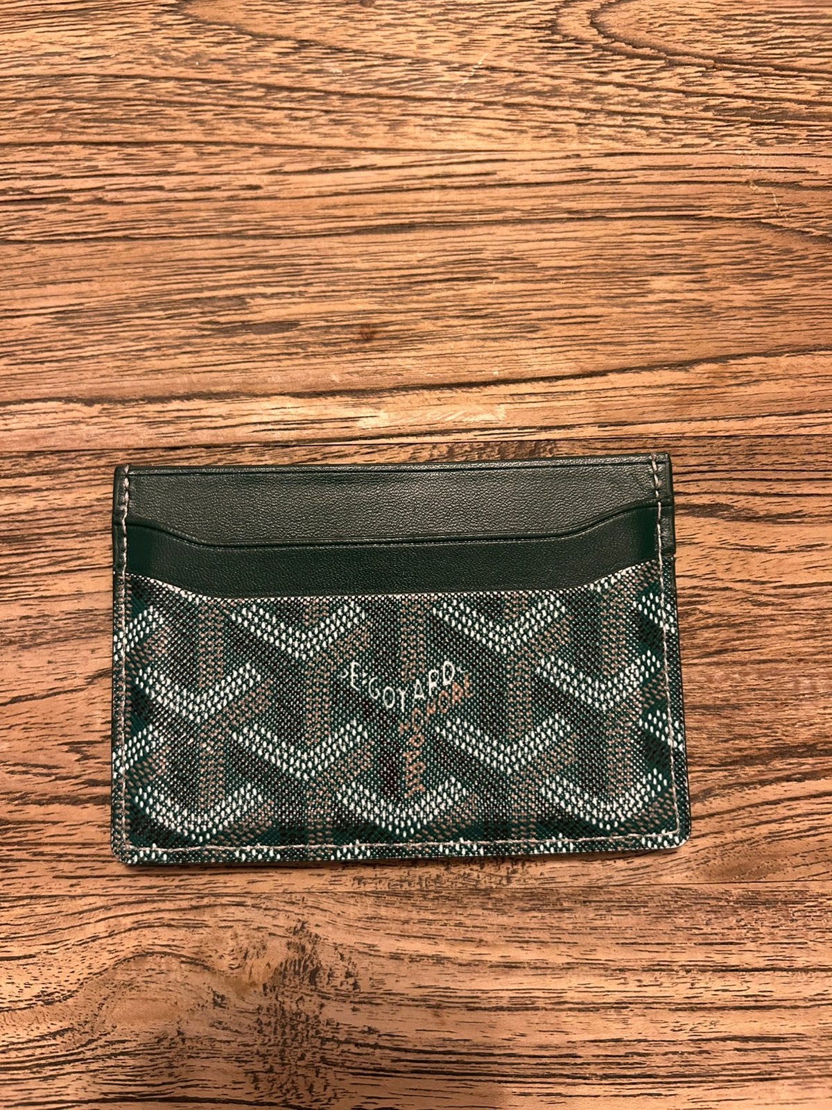 Goyard cardholder green, Ophalen of Verzenden, Nieuw, Groen