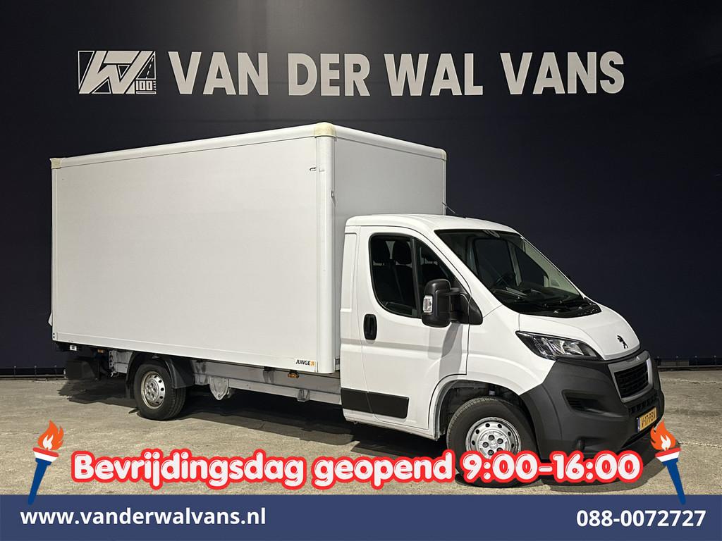 Peugeot Boxer 2.2 BlueHDi 141pk Bakwagen 436cm Lang Laadklep, Auto's, Bestelauto's, Voorwielaandrijving, Stof, Gebruikt, 4 cilinders