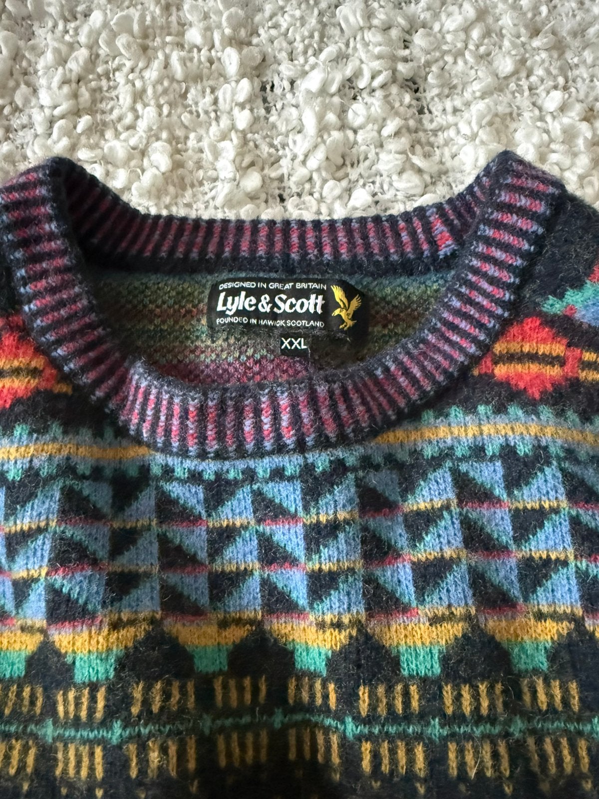 AANBIEDING….Lyle en Scott trui M/L, Ophalen of Verzenden, Zo goed als nieuw, Maat 48/50 (M), Meerkleurig