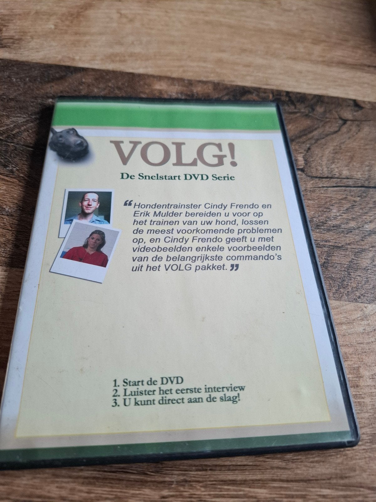 VOLG! De Snelstart DVD Serie - Hondentraining, Alle leeftijden, Ophalen of Verzenden, Gebruikt, Nederlands