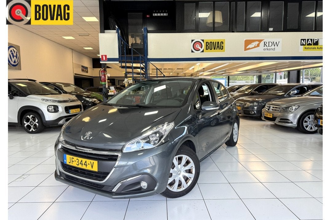 Peugeot 208 1.2 PureT. Blue Lion Bovag Garantie NAP, Stof, Gebruikt, 1199 cc, 23 km/l