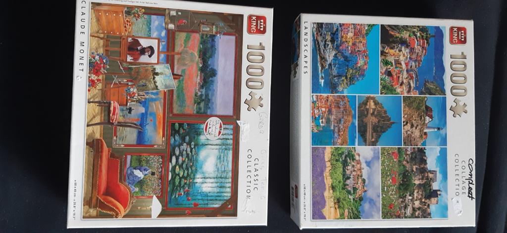Legpuzzels  1000 stukjes, Hobby en Vrije tijd, Ophalen of Verzenden, 500 t/m 1500 stukjes, Gebruikt, Legpuzzel