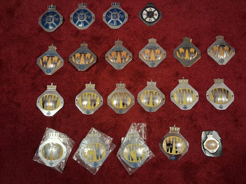 WW  Wegenwacht Schildjes, Ophalen of Verzenden