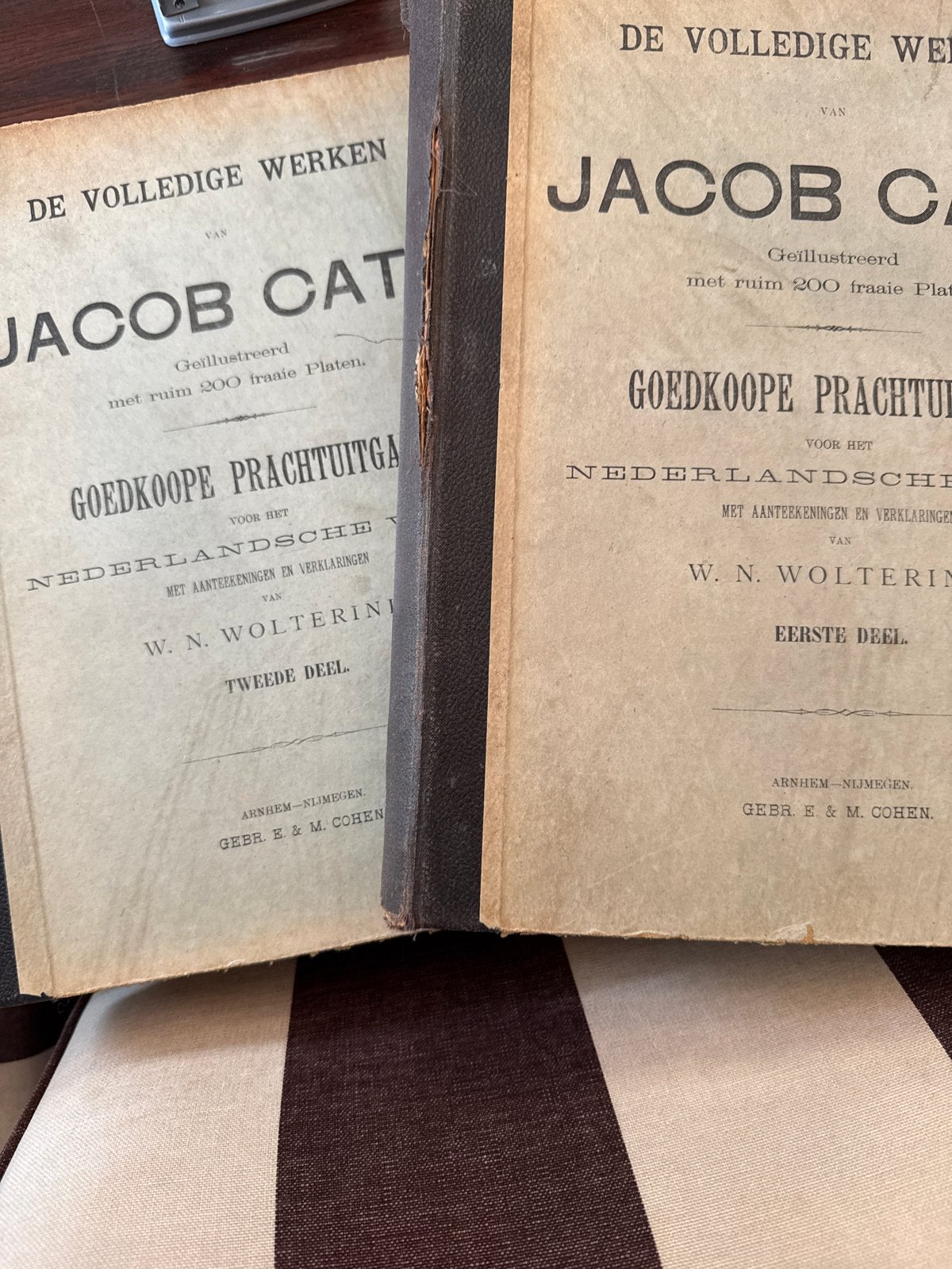 De Volledige Werken van Jacob Cats - Geïllustreerd, Ophalen of Verzenden