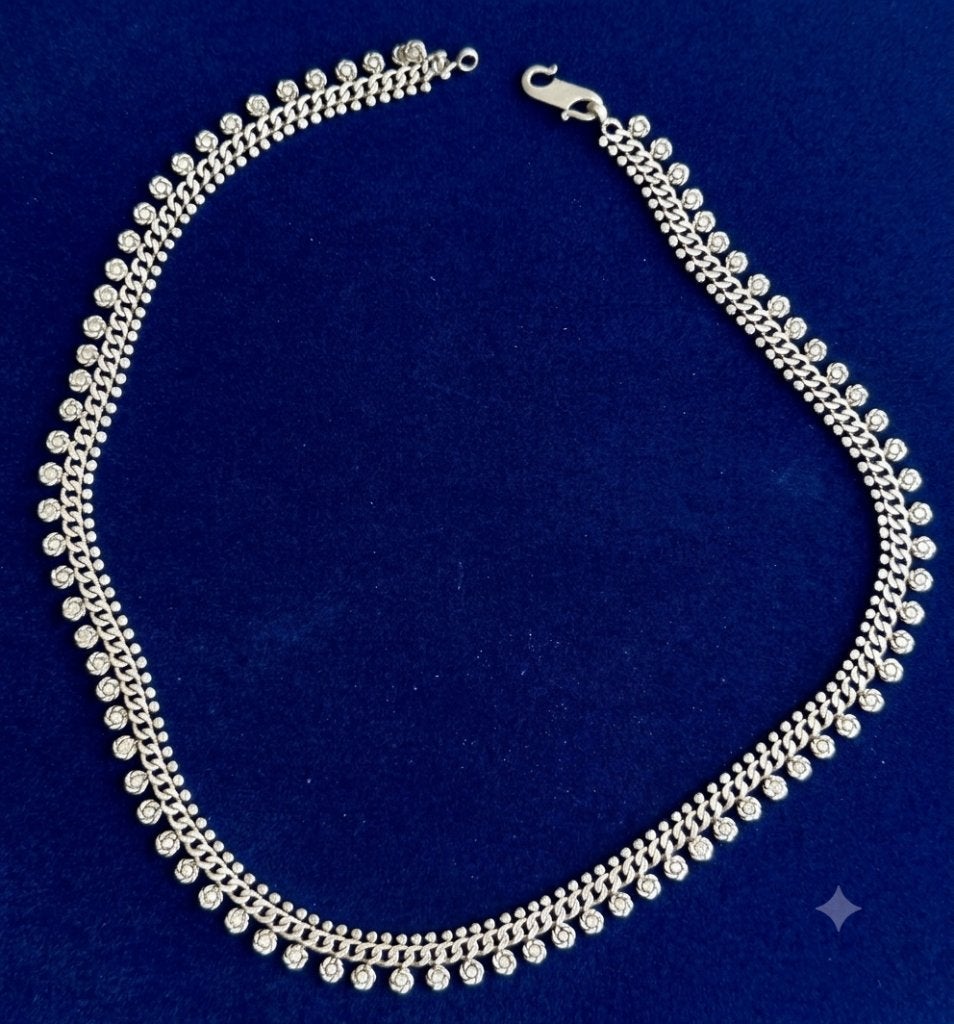 Zilveren Collier / Ketting, Antiek en Kunst, Antiek | Goud en Zilver, Ophalen of Verzenden, Zilver