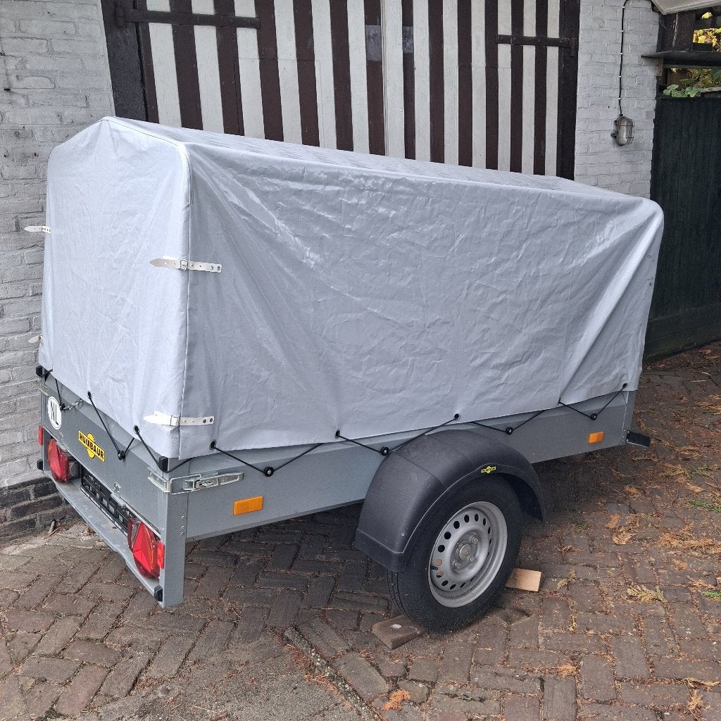 Aanhanger Humbaur Steely met huif, steunwiel en reservewiel, Auto diversen, Aanhangers en Bagagewagens, Ophalen, Gebruikt