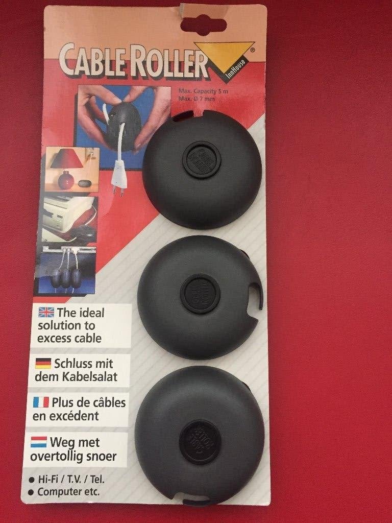 Kabelroller - 3 stuks, WEG MET OVERTOLLIG SNOER, Ophalen of Verzenden, Nieuw, Overige typen