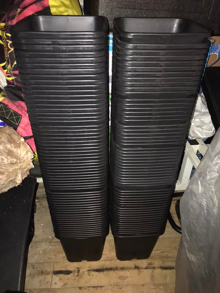90 Potten 11 liter nieuw, Ophalen of Verzenden, Zo goed als nieuw, Kweekbak