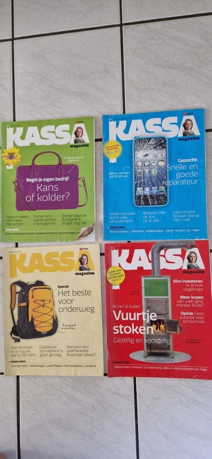 Diverse Kassa magazines, Ophalen of Verzenden, Zo goed als nieuw, Overige typen