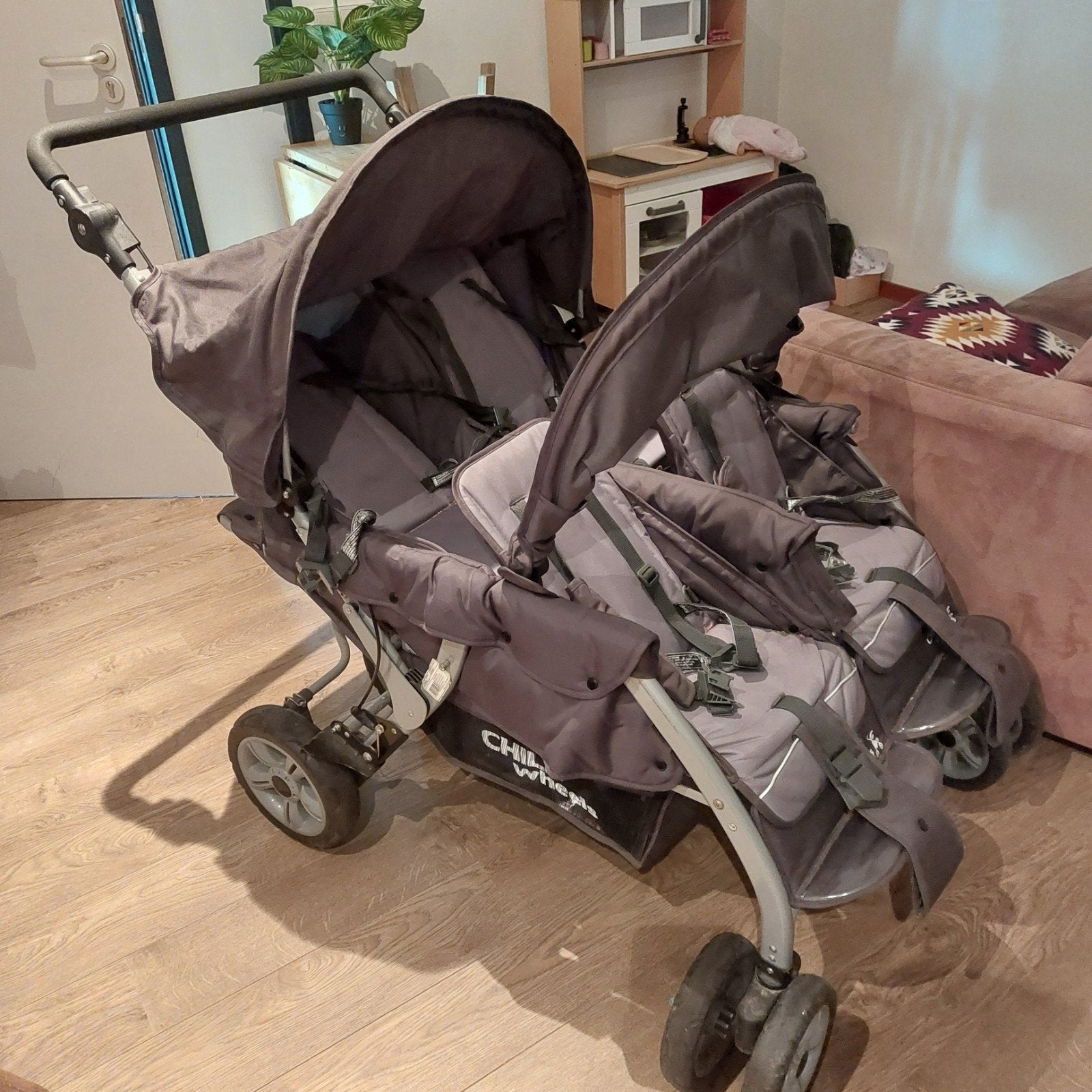 Child Wheels vierlingwagen buggy, Gebruikt, Duowagen, Combiwagen, Ophalen