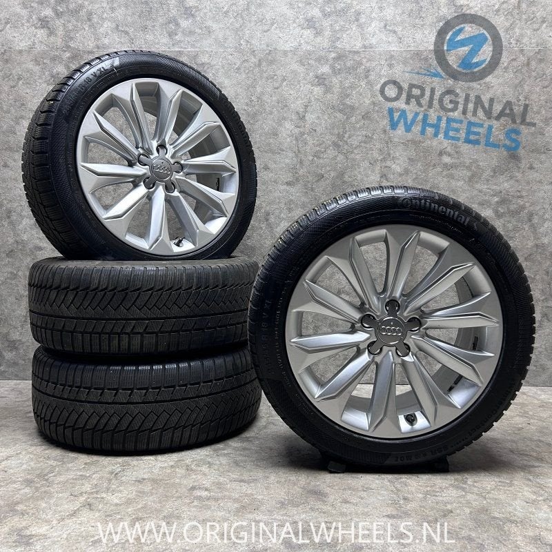18 inch originele velgen + winterbanden Audi A4 A6 All Road, Auto-onderdelen, 18 inch, -, -, Banden en Velgen