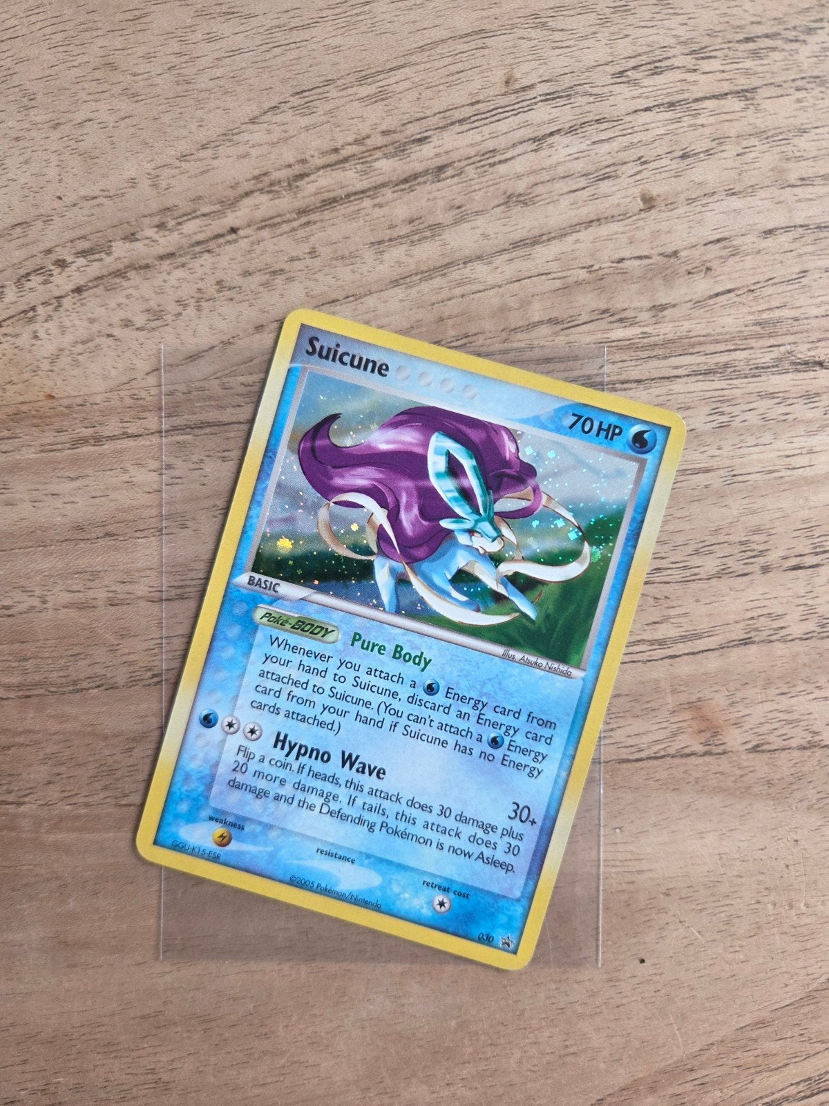 Suicune 030 Black Star Promo Holo, Ophalen of Verzenden