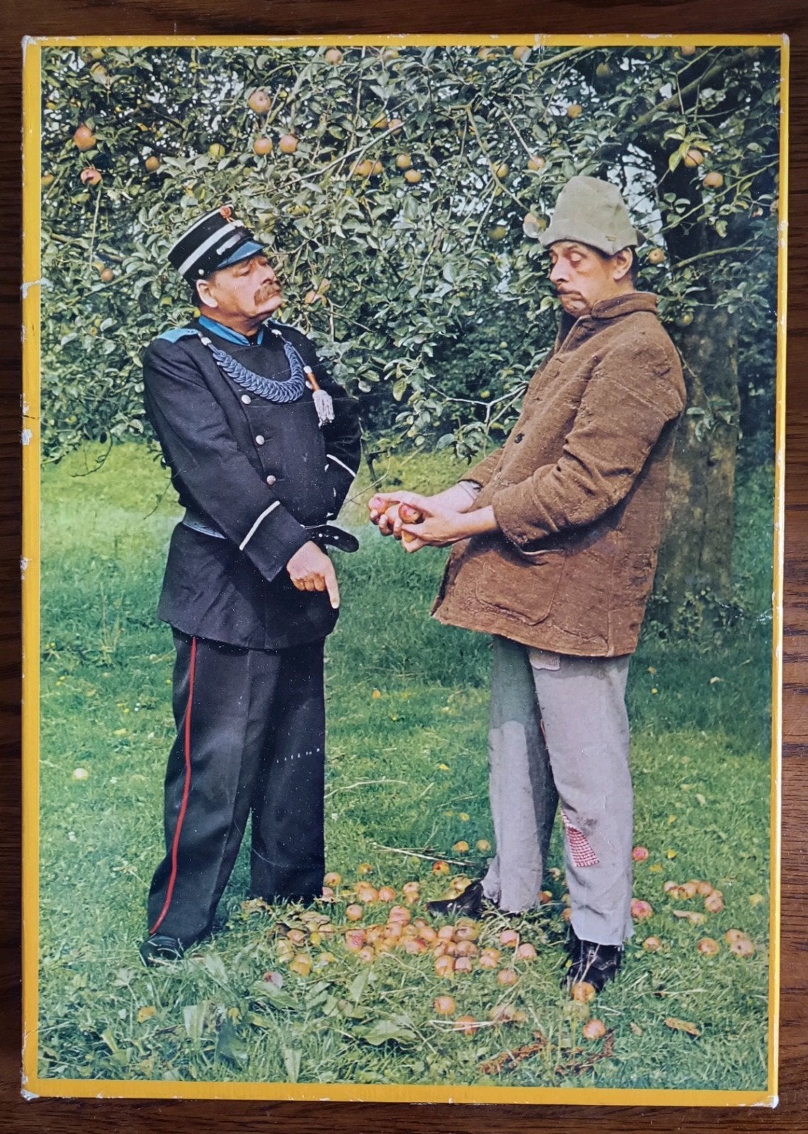Vintage Swiebertje puzzel - In de appelboomgaard 80 stukjes, Ophalen of Verzenden, Meer dan 50 stukjes, Gebruikt, 6 jaar of ouder