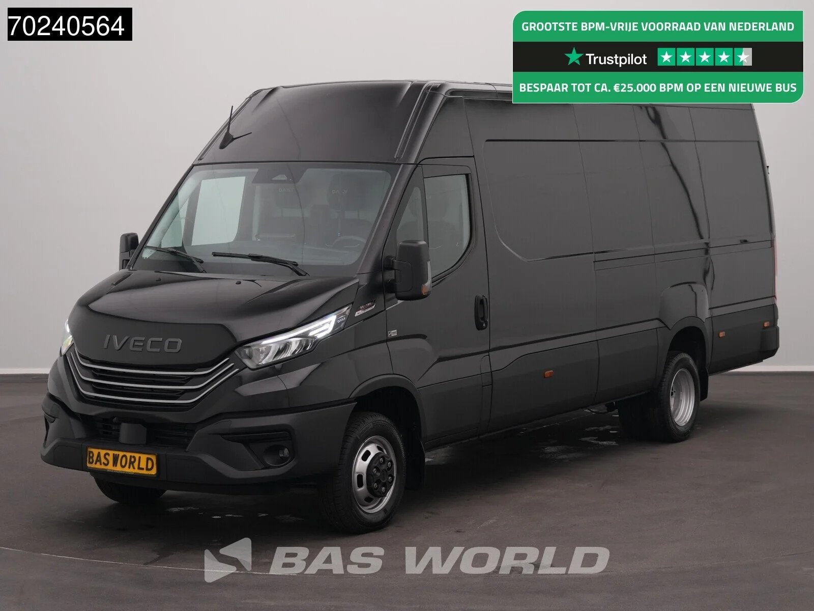 Iveco Daily 35C18 BPM VRIJ! 3.0L Automaat L3H2 180PK Dubbell, Auto's, Bestelauto's, Automaat, Stof, Euro 6, 4 cilinders