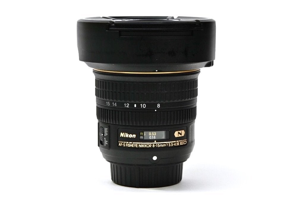 Nikon AF-S 8-15mm f3.5-4.5 FISHEYE nieuwstaat (BTW artikel), Multi-coated, Ophalen of Verzenden, Zo goed als nieuw, Nikon F-mount