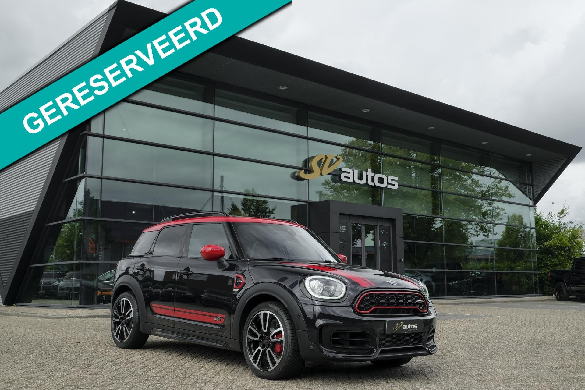 MINI Countryman 2.0 John Cooper Works 306pk ALL4 JCW Panoram, Auto's, Automaat, 1998 cc, Gebruikt, Leder en Stof