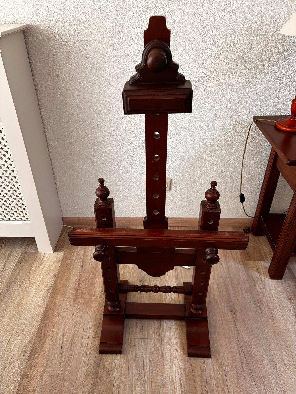 Houten schildersezel, Ophalen