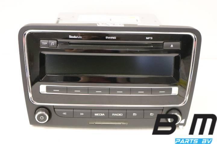 Originele swing radio/CD Skoda Superb 2008 - 2013 3T0035186, Gebruikt