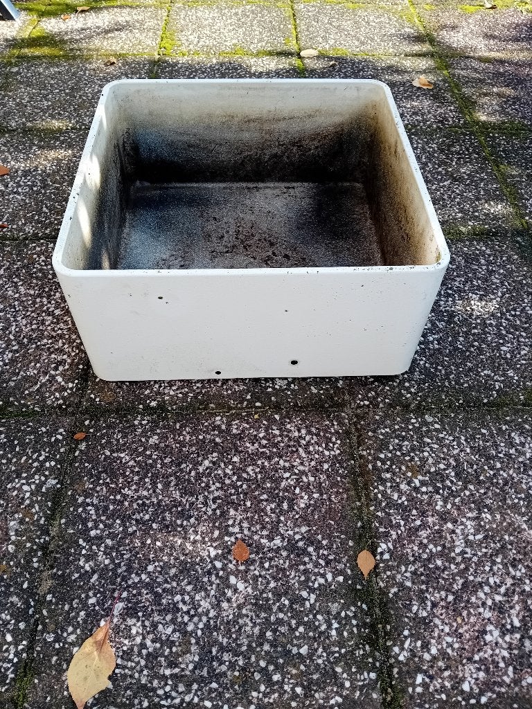 bloembak, Ophalen, Vierkant, Hout