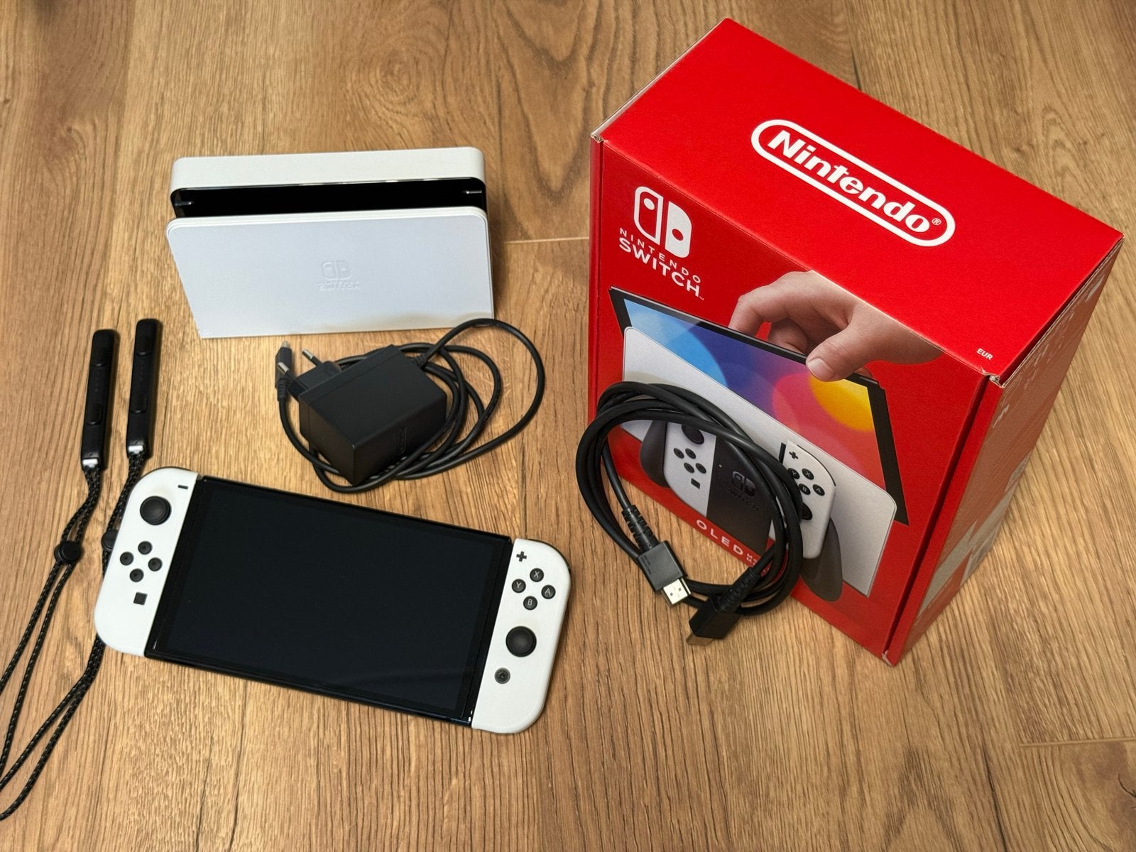 Nintendo Switch OLED Wit - inclusief doos, amper gebruikt