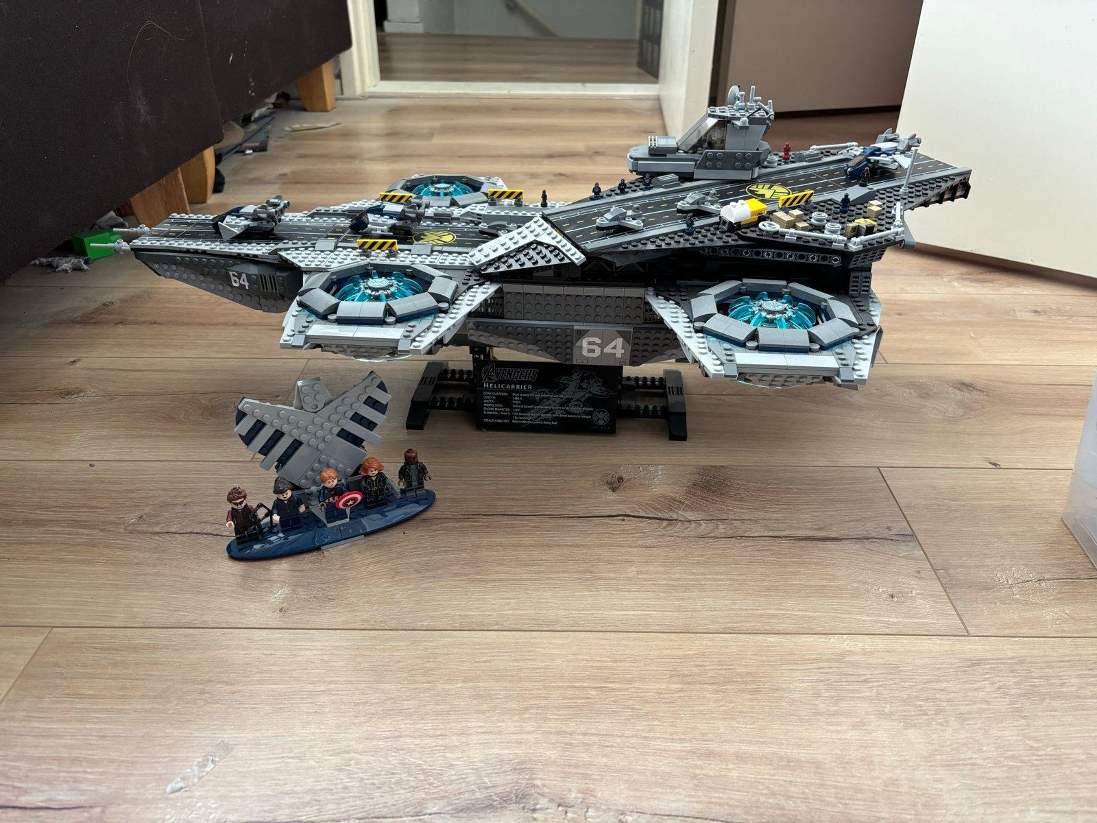 Lego 76042 SHIELD Helicarrier met Power Functions motor, Ophalen of Verzenden, Gebruikt