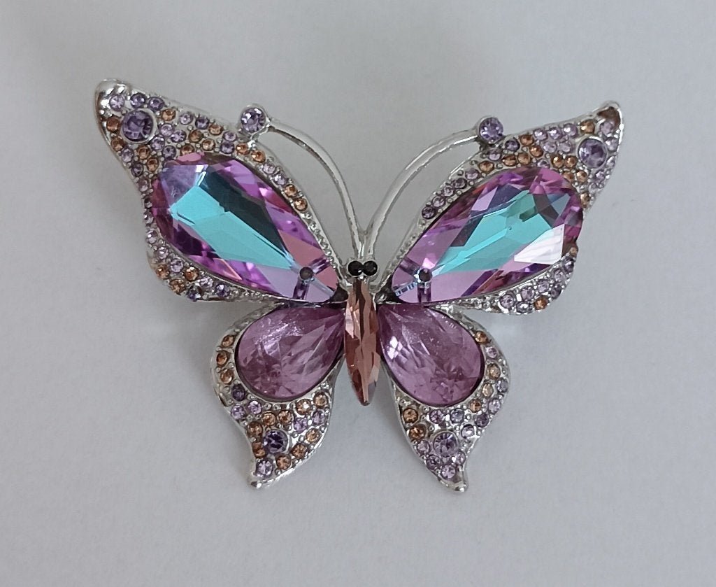 Vlinder broche, Overige materialen, 4 tot 7 cm, Overige kleuren, Nieuw