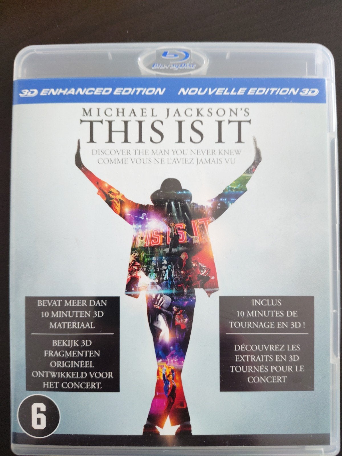 Michael Jackson's This Is It 3D enhanced edition Blu-ray, Verzenden, Zo goed als nieuw, Muziek en Concerten