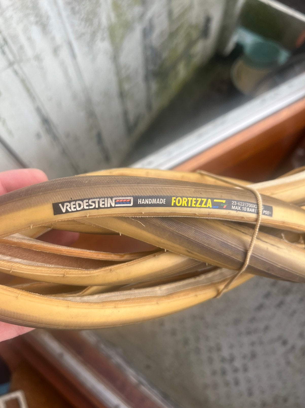 Vintage Vredestein Fortezza Buitenband 700x23C 23-622 Band, Ophalen of Verzenden, Zo goed als nieuw, Racefiets, Band