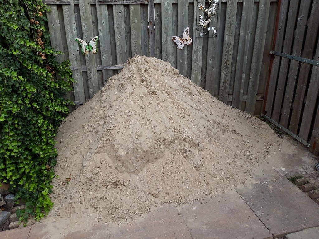 Zand - gratis op te halen, Ophalen, Gebruikt