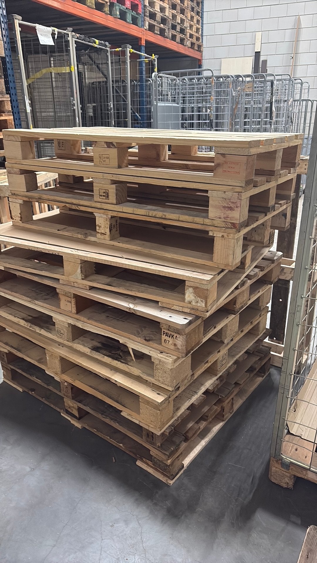 Wegwerppallets, Doe-het-zelf en Verbouw, Hout en Planken, Ophalen, Minder dan 25 mm, Zo goed als nieuw, Plank