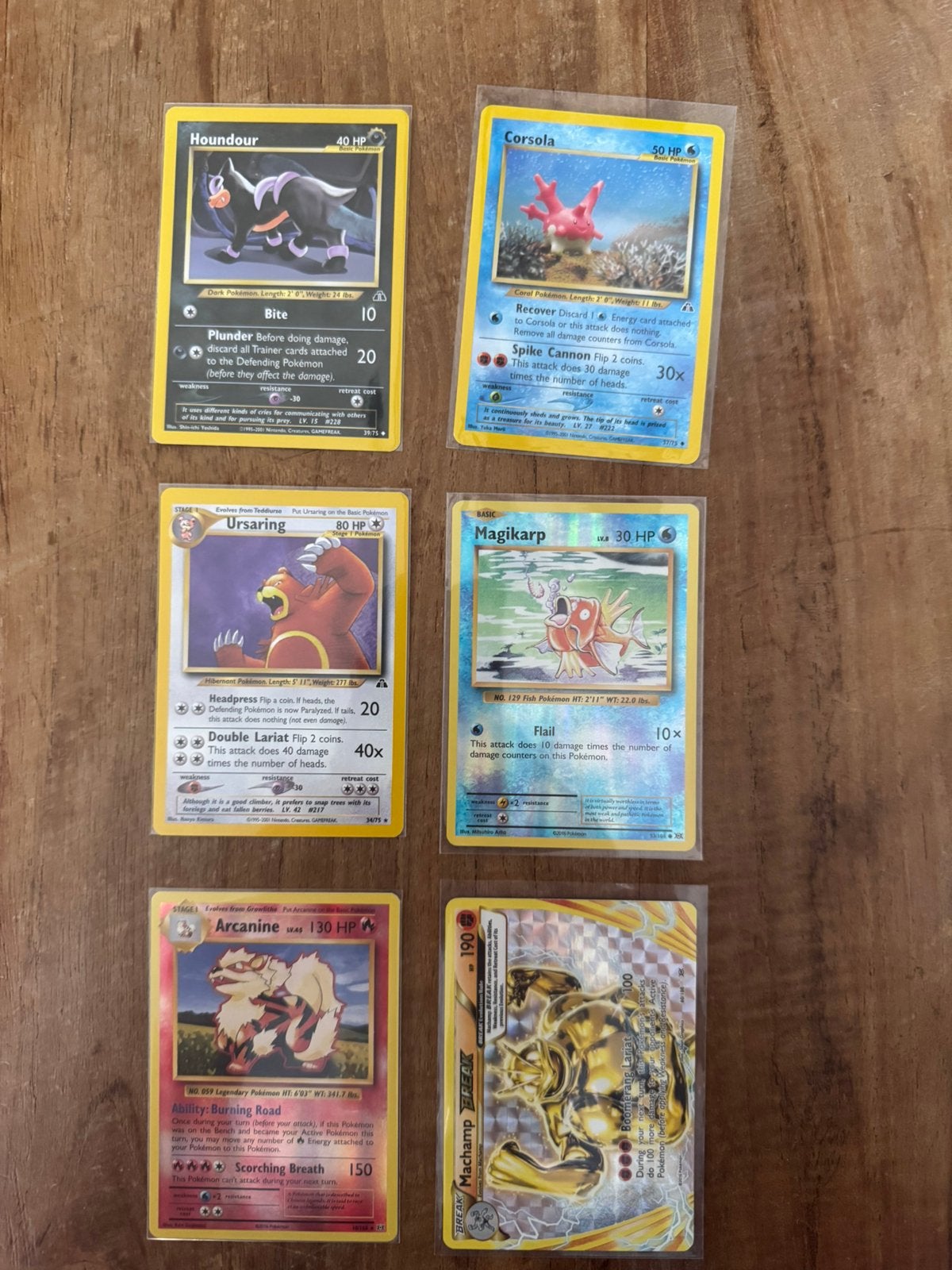 Pokémon holo, reverse, EX/BREAK & Vintage, €4 p’s, Ophalen of Verzenden, Zo goed als nieuw, Meerdere kaarten